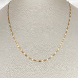 Cadena Plana Espejo 1.6gr / 45.5cm / 2.15mm Tres Oros +3 18K %