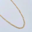 Cadena Figaro 5.75gr / 60cm / 2.4mm Oro Amarillo +3 18K %