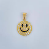Dije Cara Feliz 2.1gr / 2.3cm / Oro Amarillo 18K &