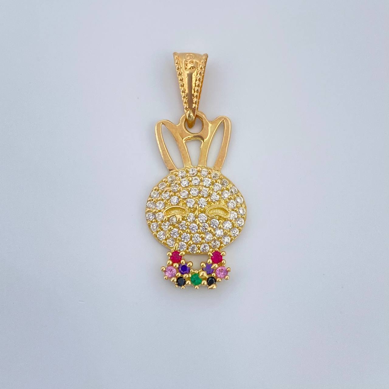 Dije Rostro Conejo 1.35gr / 2.5cm / Oro Amarillo 18K &