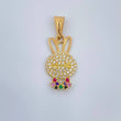 Dije Rostro Conejo 1.35gr / 2.5cm / Oro Amarillo 18K &