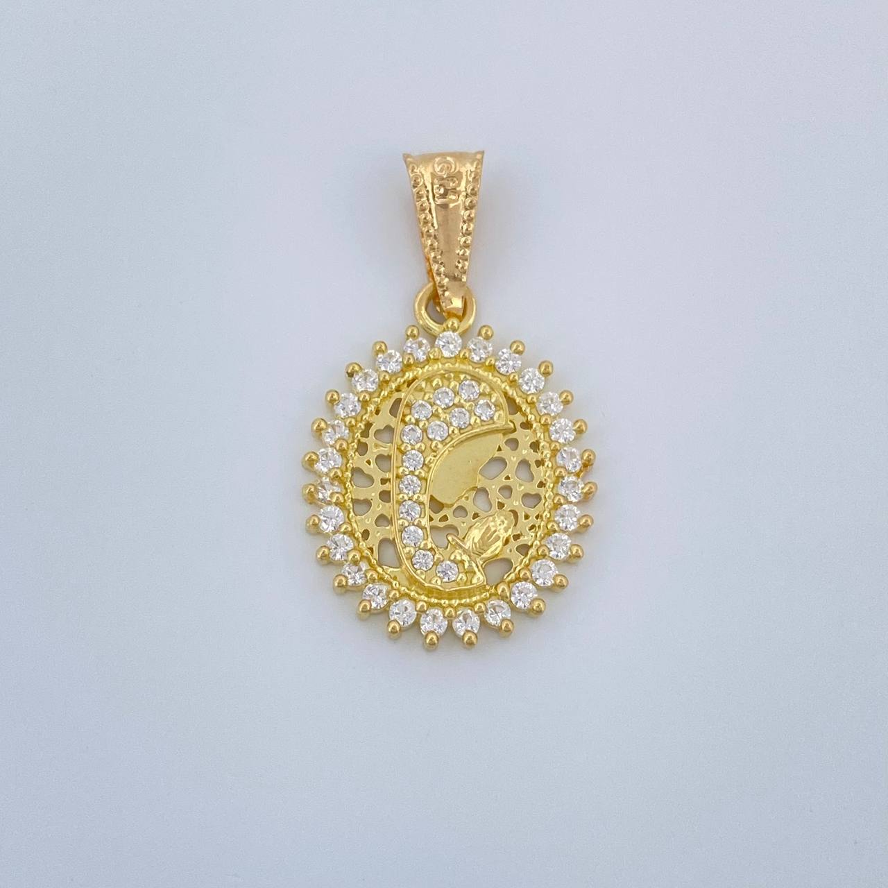Dije Virgen Maria 1.65gr / 2.5cm / Oro Amarillo 18K &