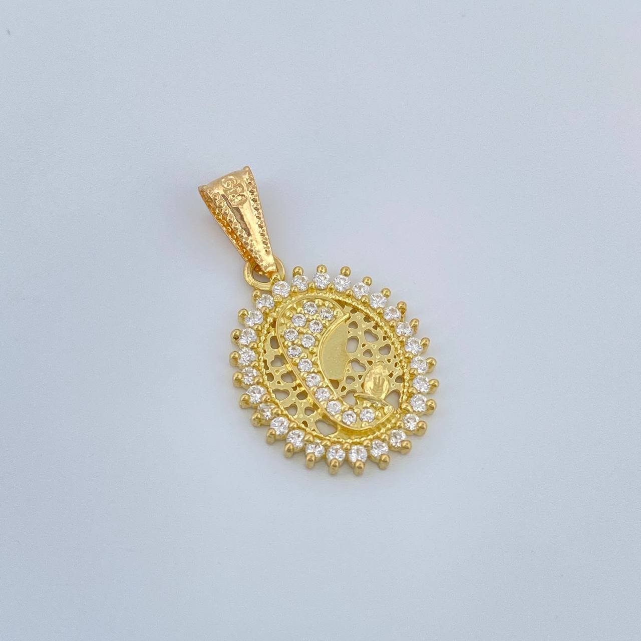 Dije Virgen Maria 1.6gr / 2.5cm / Oro Amarillo 18K &