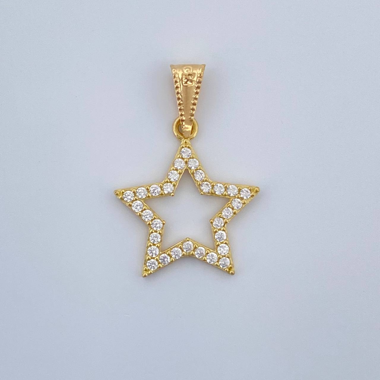Dije Estrella 0.95gr / 2.4cm / Oro Amarillo 18K &