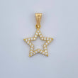 Dije Estrella 0.95gr / 2.4cm / Oro Amarillo 18K &