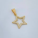 Dije Estrella 0.95gr / 2.4cm / Oro Amarillo 18K &