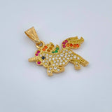 Dije Unicornio 2.4gr / 2.5cm / Oro Amarillo 18K %