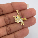 Dije Unicornio 2.35gr / 2.2cm / Oro Amarillo 18K &