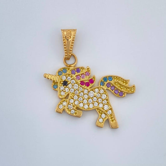 Dije Unicornio 2.45gr / 2.5cm / Oro Amarillo 18K &