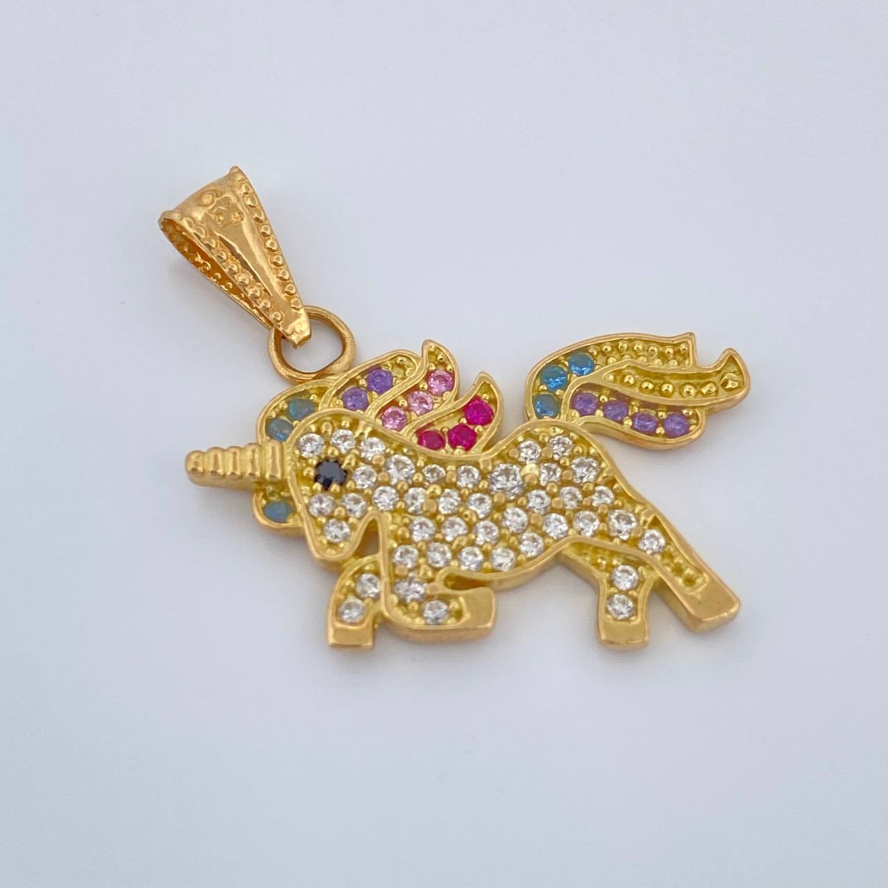 Dije Unicornio 2.45gr / 2.5cm / Oro Amarillo 18K &