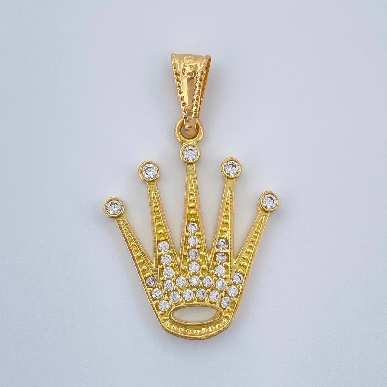 Dije Corona 2.25gr / 2.8cm / Oro Amarillo 18K &