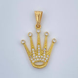 Dije Corona 2.25gr / 2.8cm / Oro Amarillo 18K &