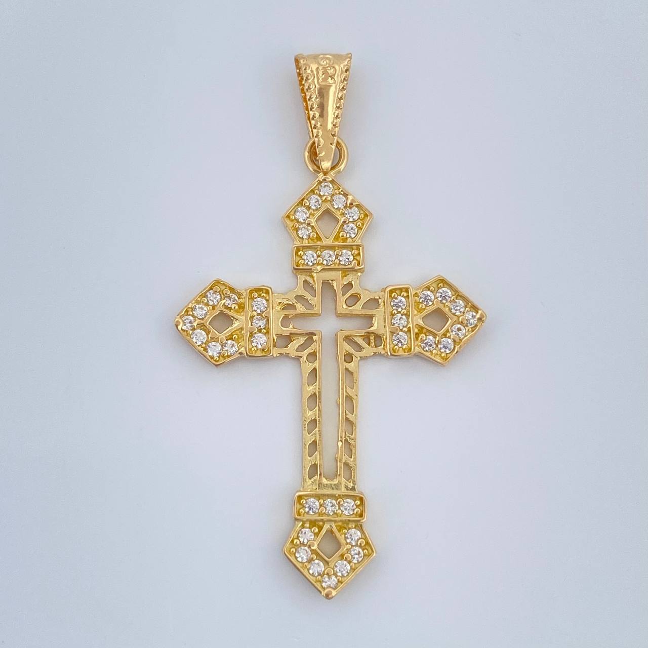 Dije Cruz 1.9gr / 3.5cm / Oro Amarillo 18K &