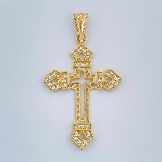 Dije Cruz 2gr / 3.8cm / Oro Amarillo 18K &