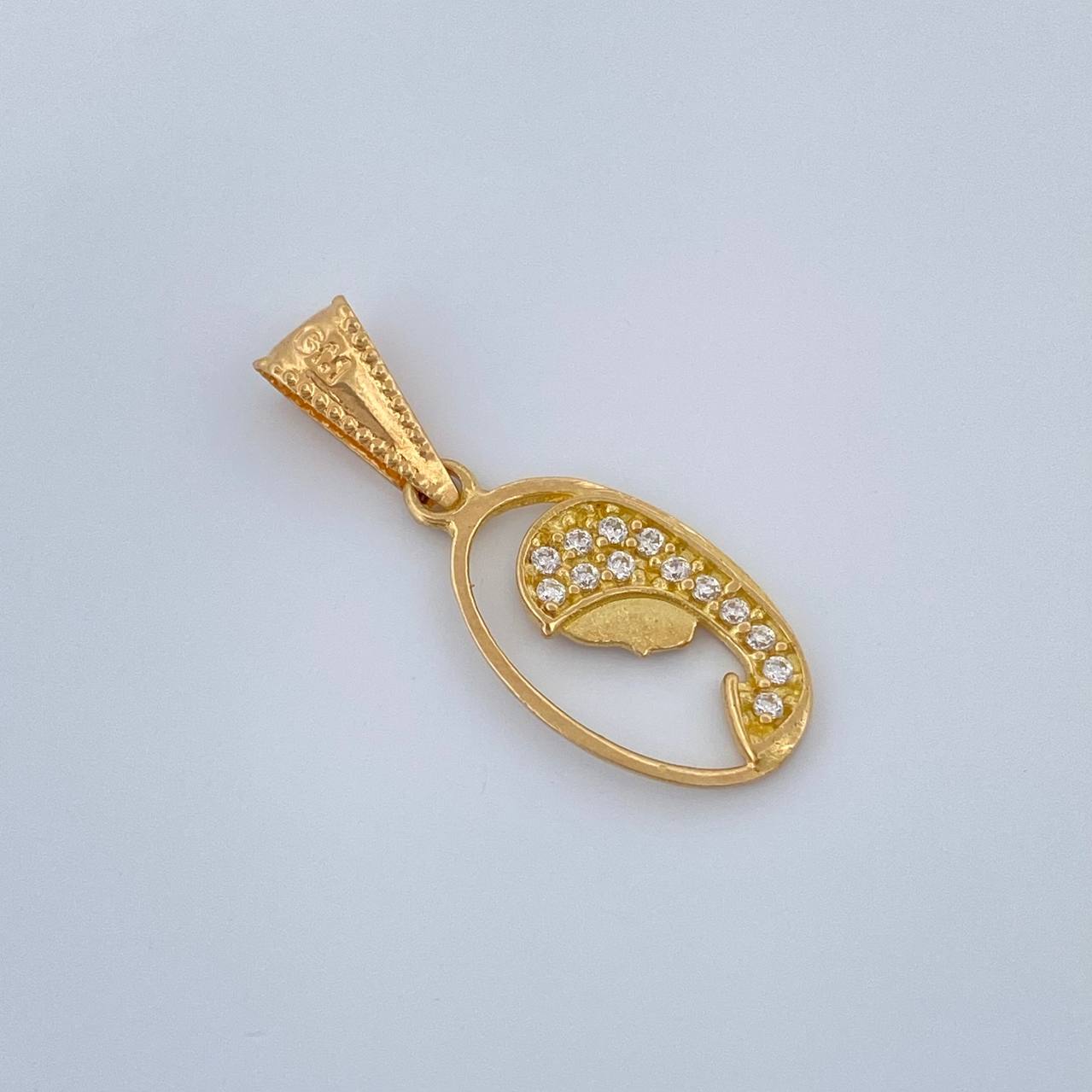 Dije Virgen Maria 0.75gr / 2.2cm / Oro Amarillo 18K &