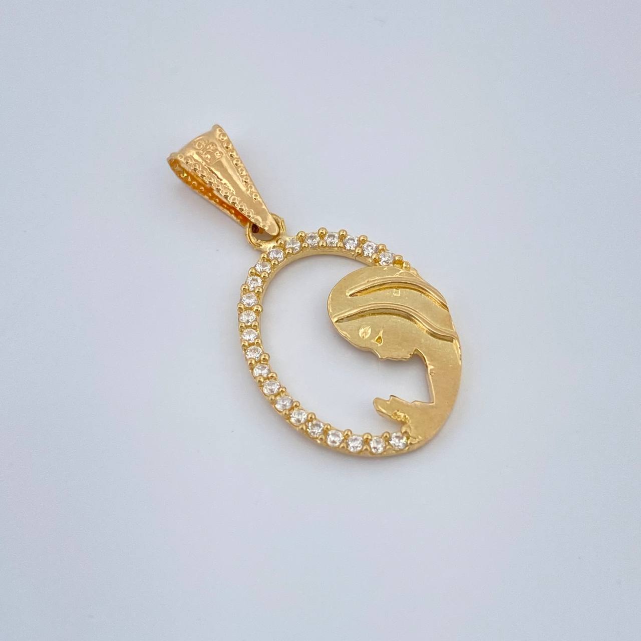 Dije Virgen Maria 1.05gr / 2.5cm / Oro Amarillo 18K &