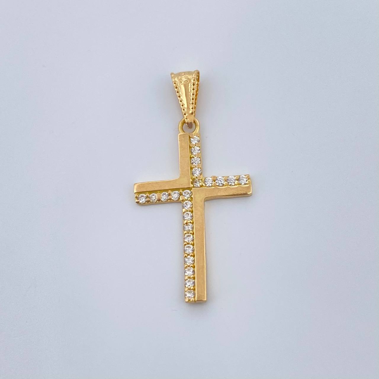 Dije Cruz 1.2gr / 3cm / Oro Amarillo 18K &