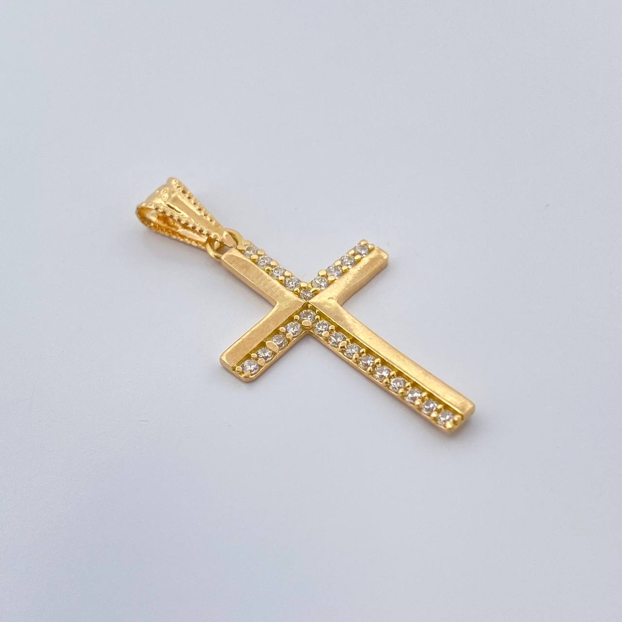 Dije Cruz 1.2gr / 3cm / Oro Amarillo 18K &