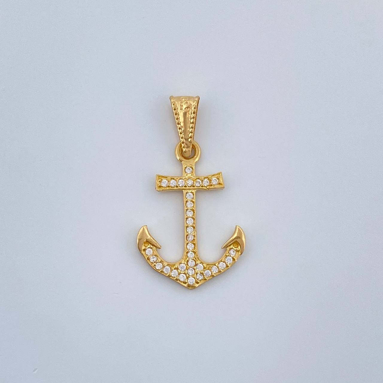 Dije Ancla 1.05gr / 2.3cm / Oro Amarillo 18K &