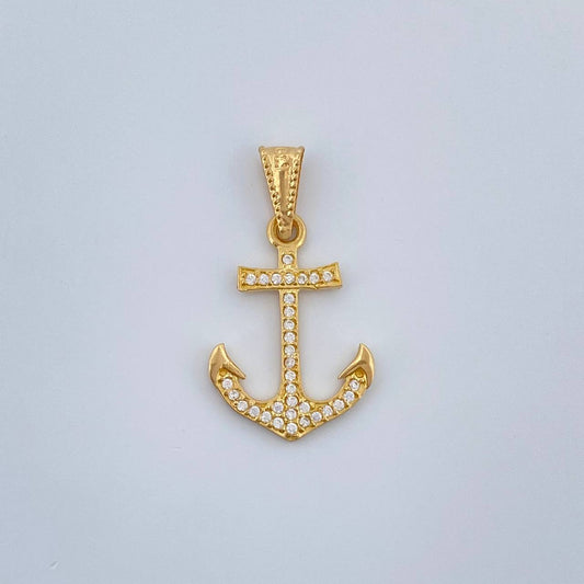 Dije Ancla 1.05gr / 2.3cm / Oro Amarillo 18K &