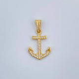 Dije Ancla 1.05gr / 2.3cm / Oro Amarillo 18K &