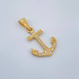 Dije Ancla 1.05gr / 2.3cm / Oro Amarillo 18K &
