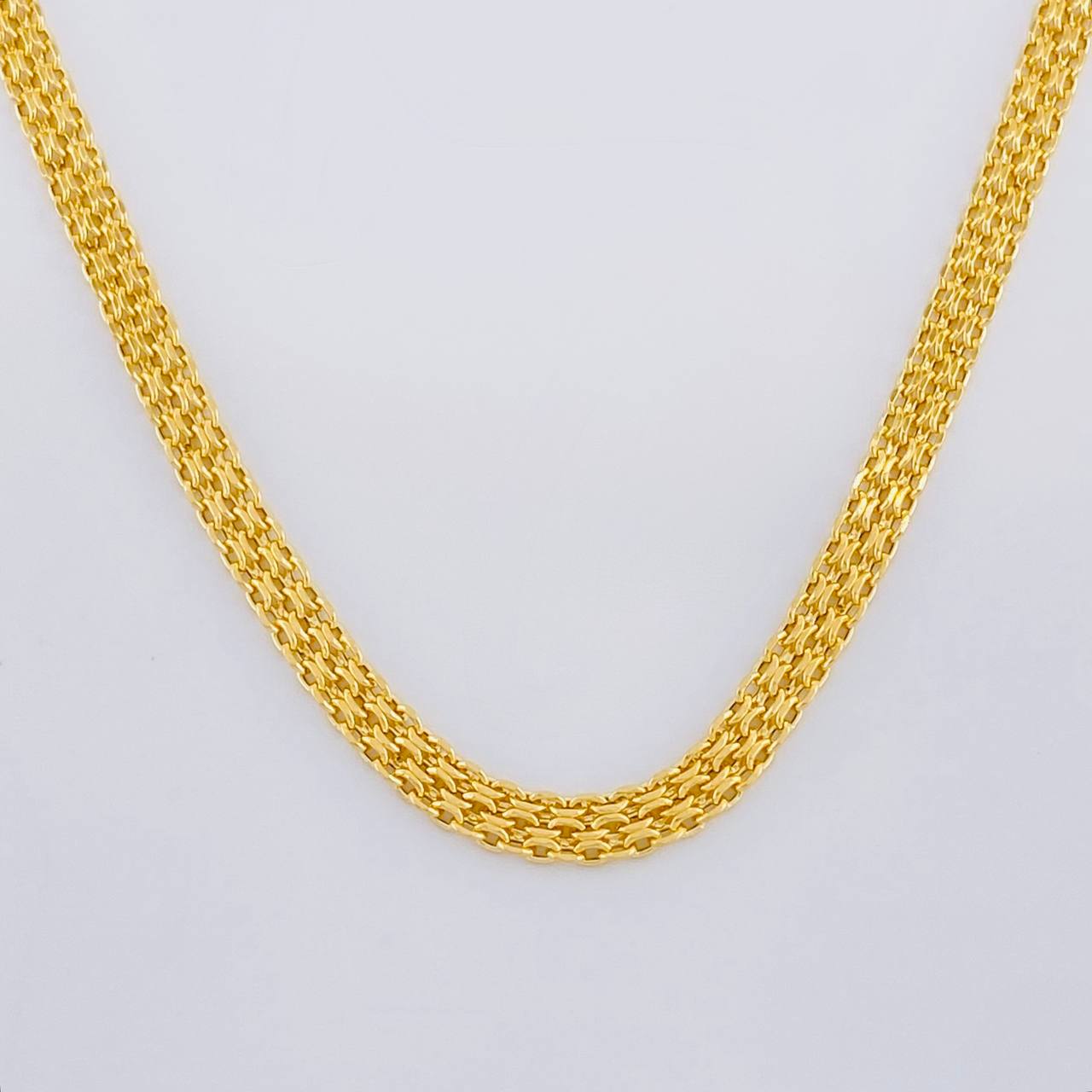 Cadena China 4.35g / 45cm / 3.3mm Oro Amarillo 18K