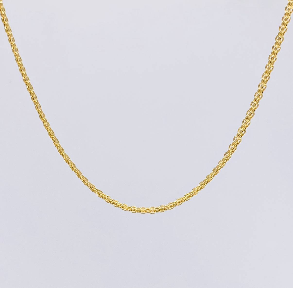 Cadena China 4.35g / 45cm / 3.3mm Oro Amarillo 18K
