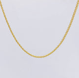 Cadena China 4.3g / 45cm / 3.3mm Oro Amarillo 18K