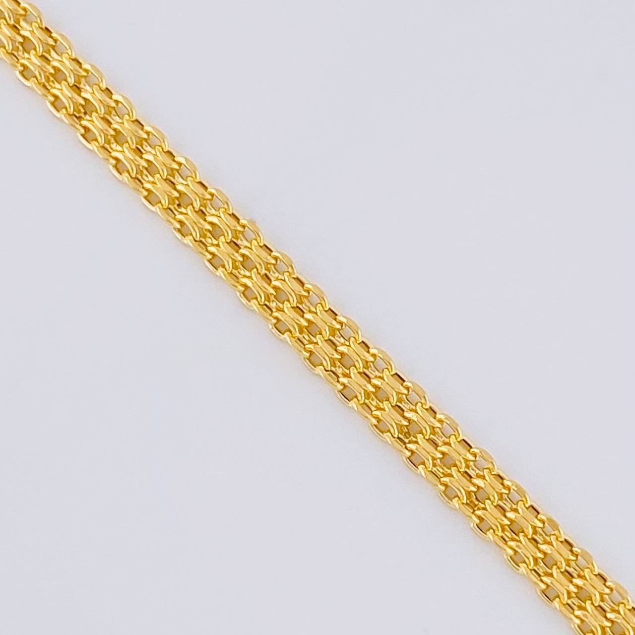 Cadena China 4.35g / 45cm / 3.3mm Oro Amarillo 18K