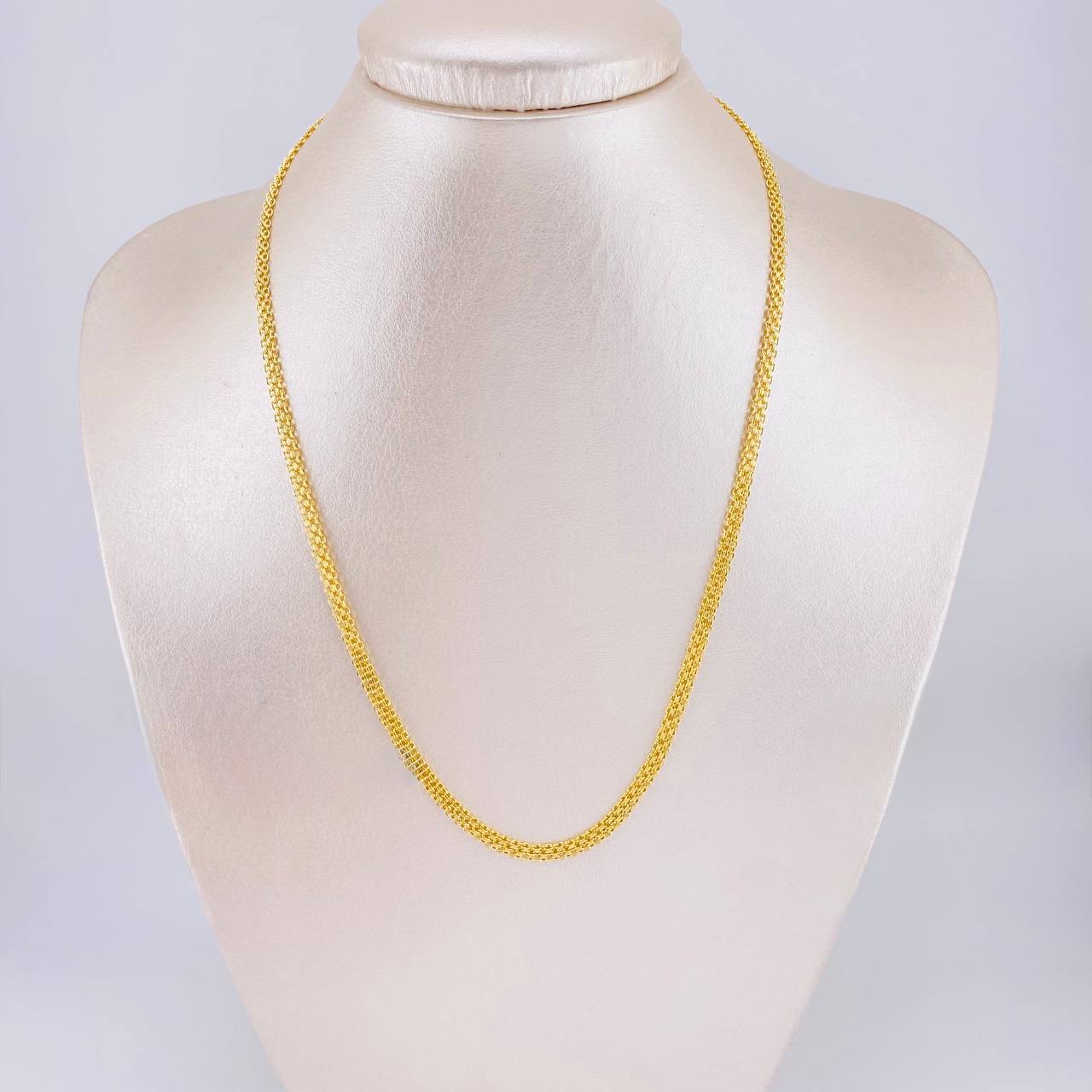 Cadena China 4.35g / 45cm / 3.3mm Oro Amarillo 18K