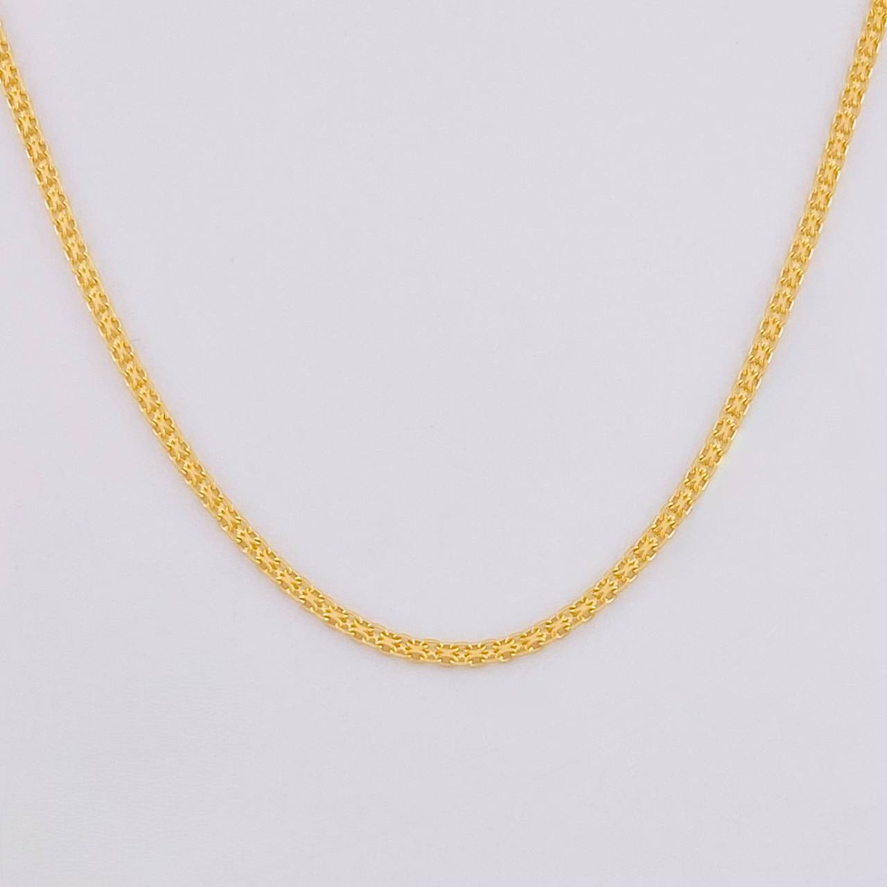 Cadena China 1.9g / 45cm / 1.1mm Oro Amarillo 18K