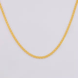 Cadena China 1.85g / 45cm / 1.1mm Oro Amarillo 18K