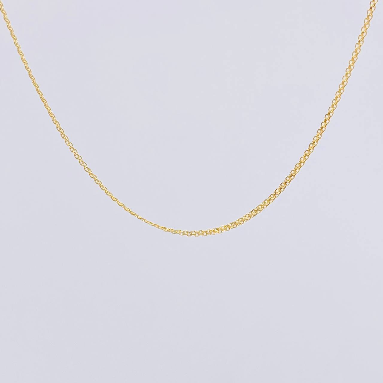 Cadena China 1.85g / 45cm / 1.1mm Oro Amarillo 18K