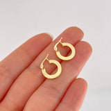 Candongas Valu Rayada 1.2g / 1.5cm Oro Amarillo 18K