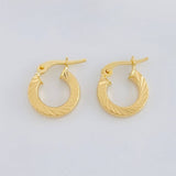 Candongas Valu 1.1g / 1.3cm Oro Amarillo 18K