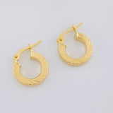 Candongas Valu 1.2g / 1.3cm Oro Amarillo 18K