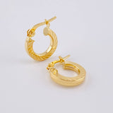 Candongas Valu 1.15g / 1.3cm Oro Amarillo 18K