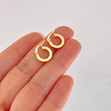 Candongas Valu 1.15g / 1.3cm Oro Amarillo 18K