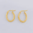 Candongas Mary Ovalada 1.35g / 1.8cm Oro Amarillo 18K