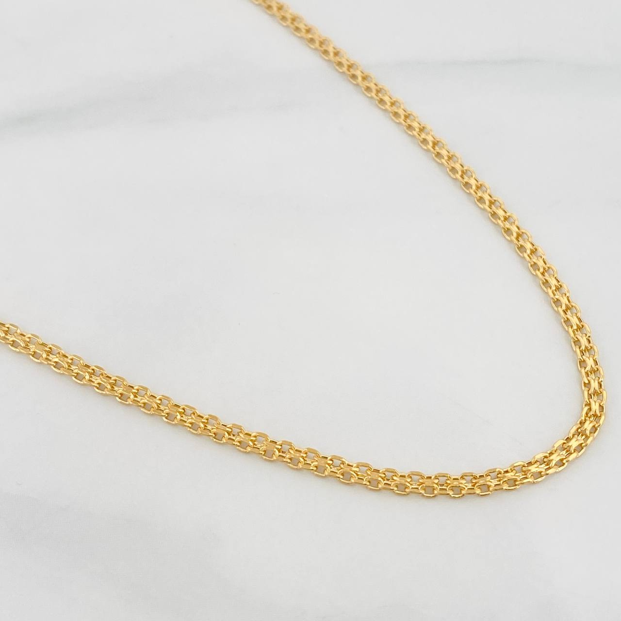 Cadena China 2.75g / 45cm / 2.15mm Oro Amarillo 18K