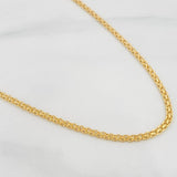 Cadena China 2.75g / 45cm / 2.15mm Oro Amarillo 18K