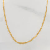 Cadena China 1.85g / 45cm / 2.15mm Oro Amarillo 18K