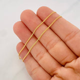 Cadena China 1.85g / 45cm / 2.15mm Oro Amarillo 18K