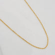 Cadena Aro Seguido 1.3g / 45cm / 0.6mm Oro Amarillo 18K