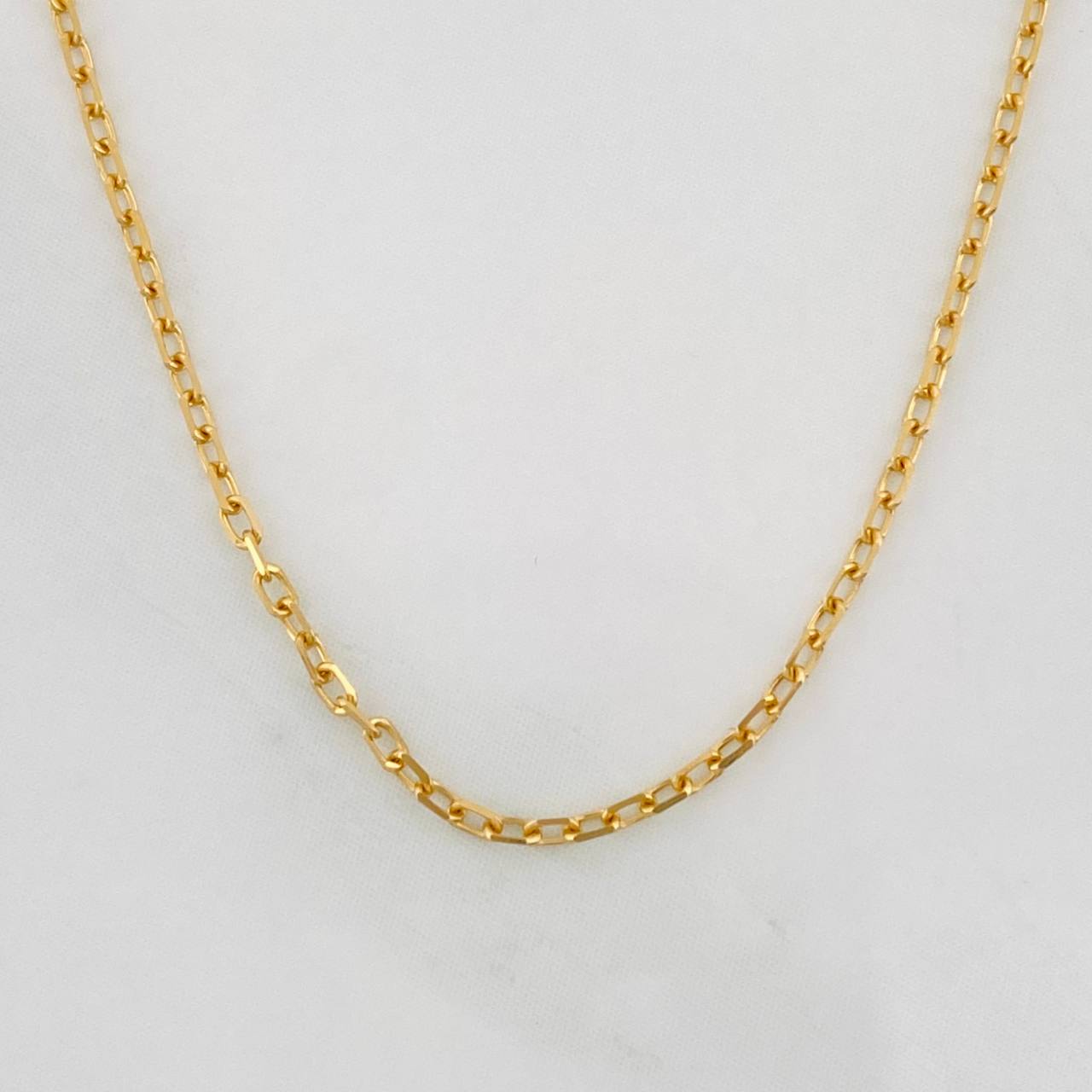 Cadena Aro Seguido 1.4g / 45cm / 0.7mm Oro Amarillo 18K