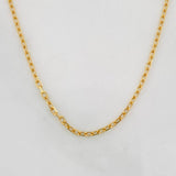 Cadena Aro Seguido 1.4g / 45cm / 0.7mm Oro Amarillo 18K
