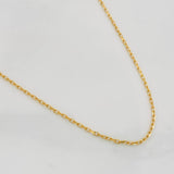 Cadena Aro Seguido 1.4g / 45cm / 0.7mm Oro Amarillo 18K
