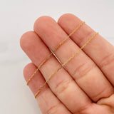Cadena Aro Seguido 1.4g / 45cm / 0.7mm Oro Amarillo 18K
