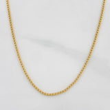 Cadena Veneciana 5.6g / 60cm / 1.2mm Oro Amarillo 18K